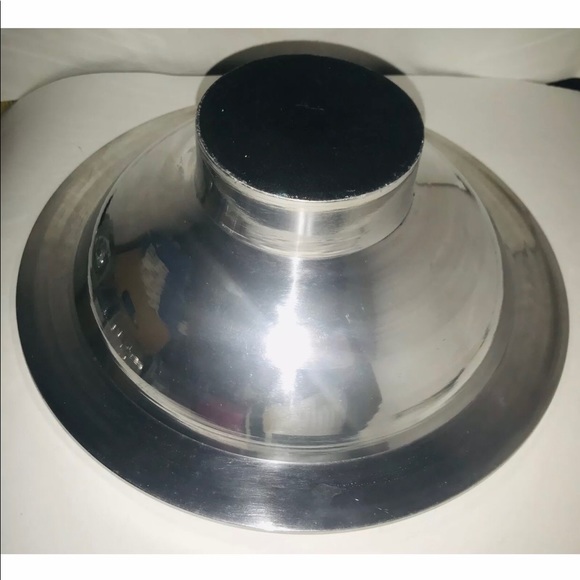 New Silver Color with Red Enamel Bowl Holidays - Picture 5 of 12